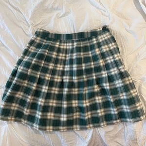 UO plaid mini skirt